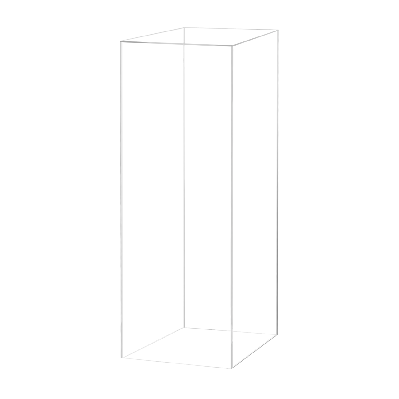 12" x 12" x 42" Tall Acrylic Retail Display Box