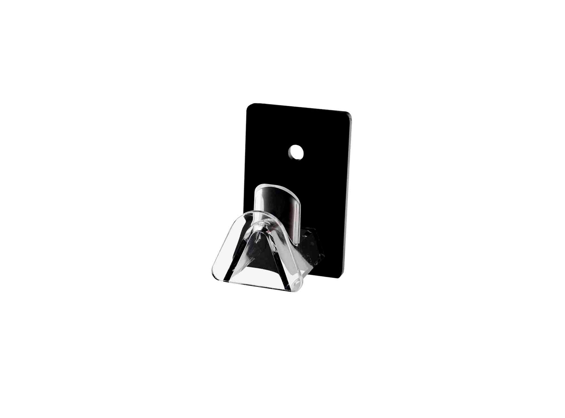 Single Sunglasses Eyeglasses Wall Mount Rack Holder Clear Nose