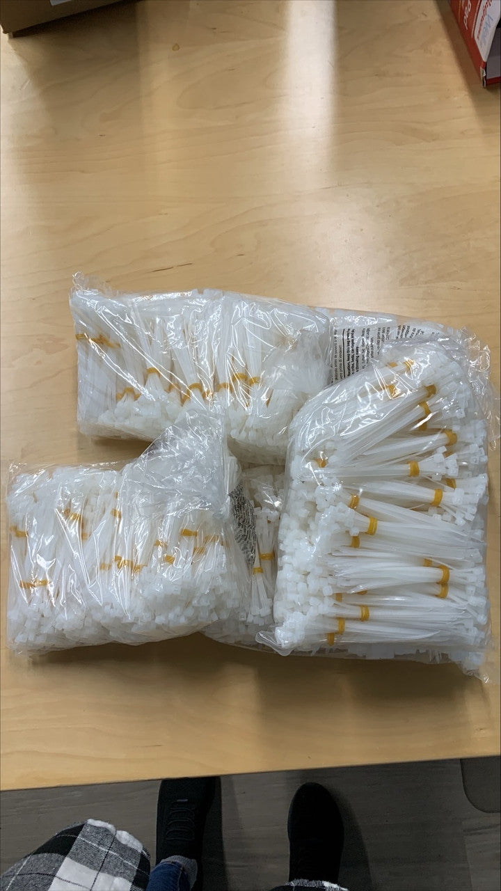 4"L Zip Ties Fasteners Hardware Attachment Accessories