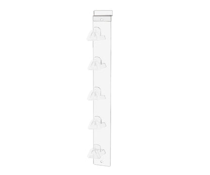 Slatwall Eyewear Holder 5 Tier Hanging Acrylic Rack