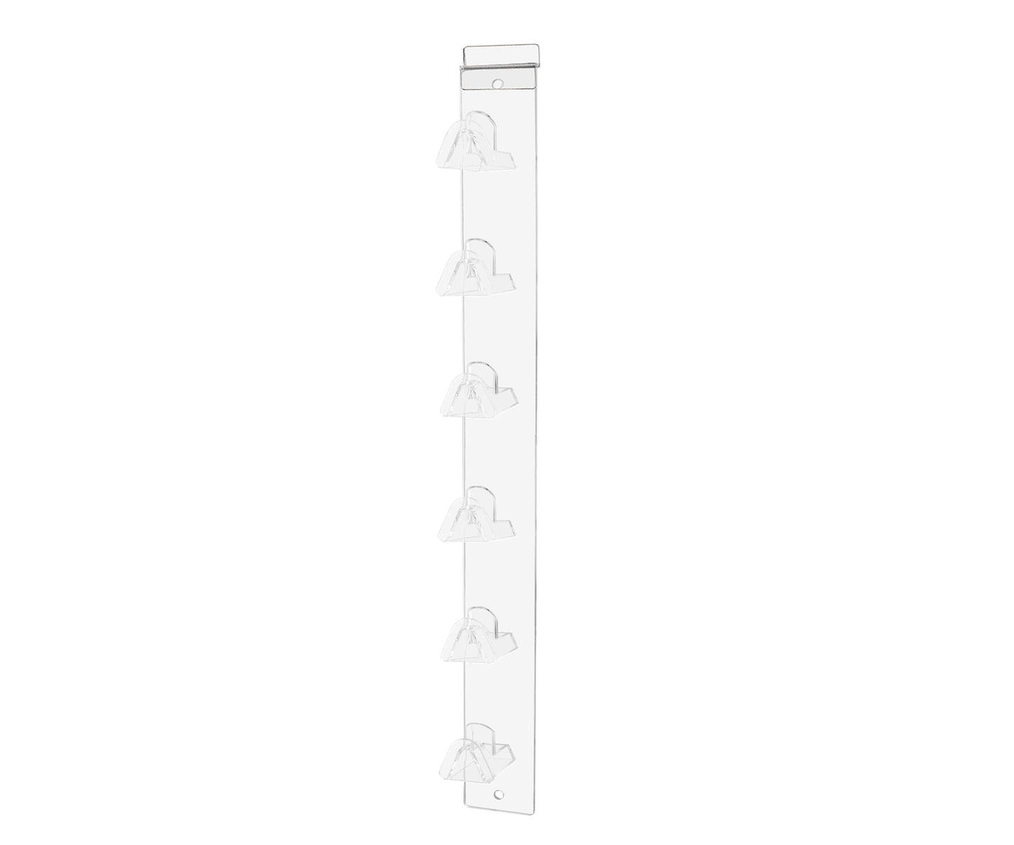Slatwall Eyewear Holder 6 Tier Hanging Acrylic Rack
