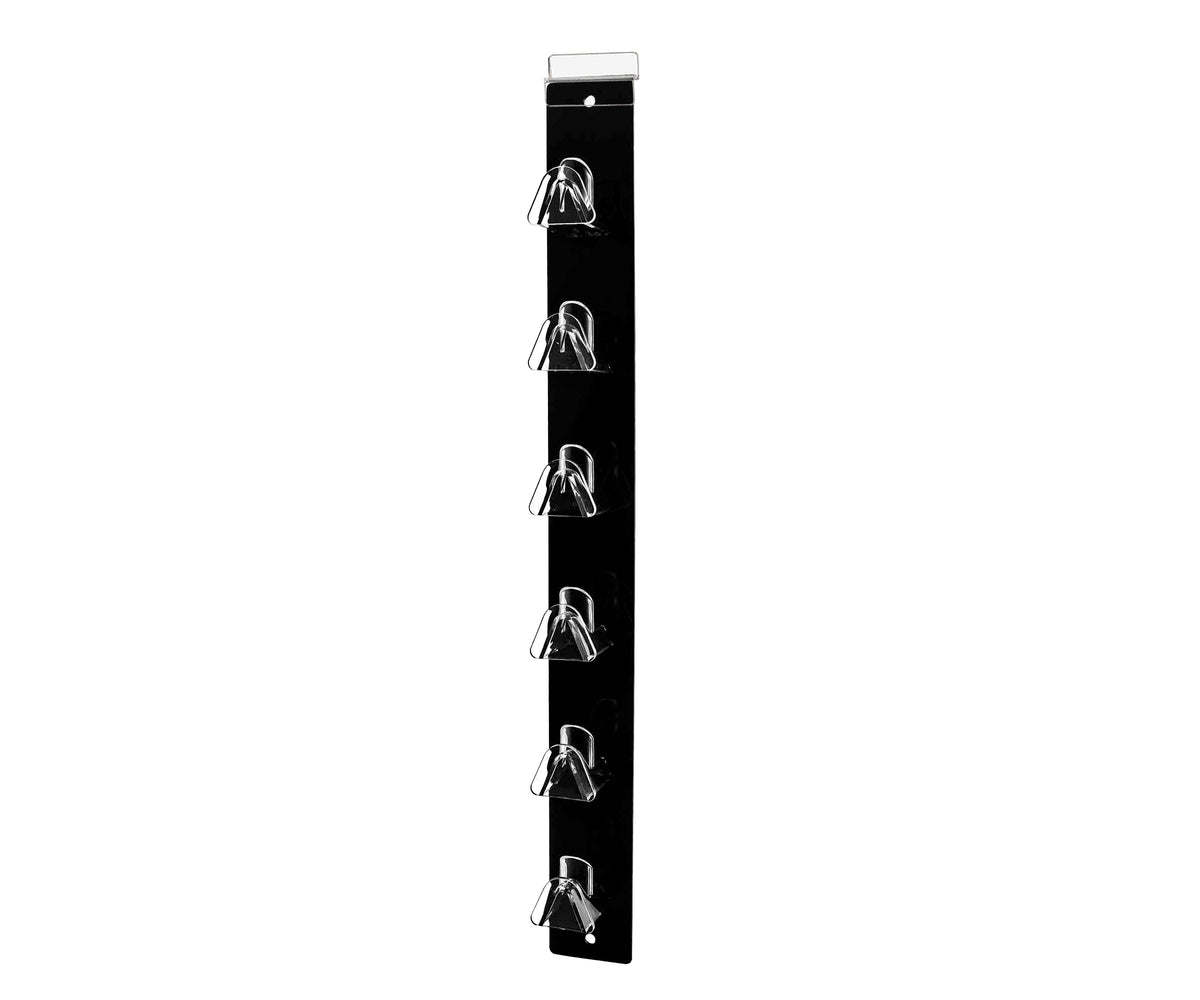 Slatwall Eyewear Holder 6 Tier Hanging Acrylic Rack