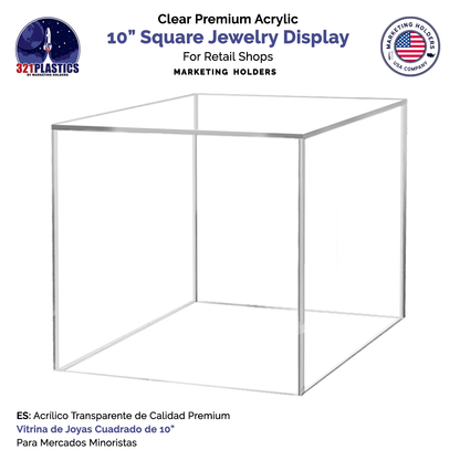 10" Acrylic Retail Display Box