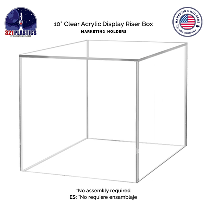 10" Acrylic Retail Display Box