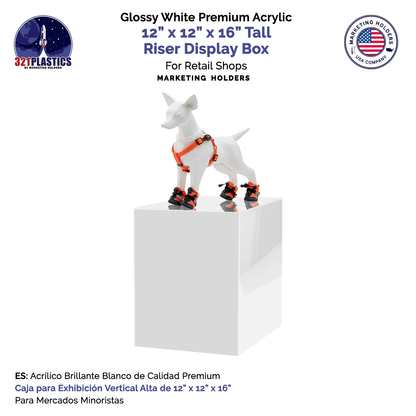 12" x 12" x 16" Acrylic Retail Display Box
