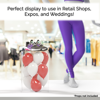 12" x 12" x 18" Tall Acrylic Retail Display Box