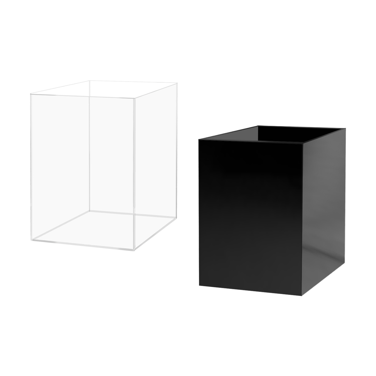 12" x 12" x 19" Retail Display Box Tall Acrylic