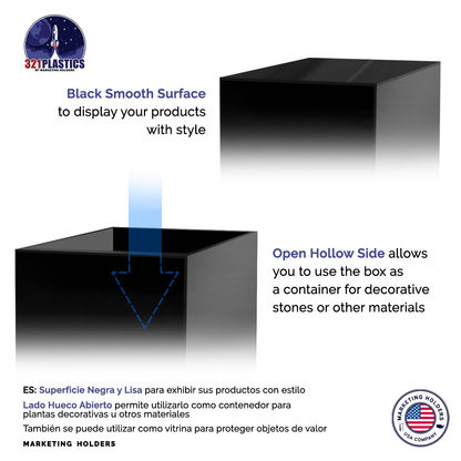12" x 12" x 32" Tall Acrylic Retail Display Box