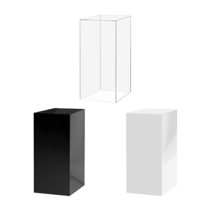 12" x 12" x 32" Clear Acrylic Pedestal | Retail & Gallery Showcase