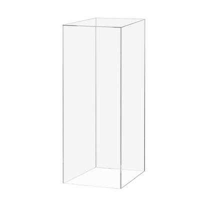 12" x 12" x 40" Rectangular Acrylic Retail Display Box