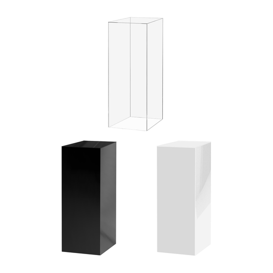 Acrylic Display Cubes & Pedestal Stands | Retail & Museum Risers 321 Plastics Acrylic Display Cubes & Pedestal Stands | Retail & Museum Risers 321 Plastics