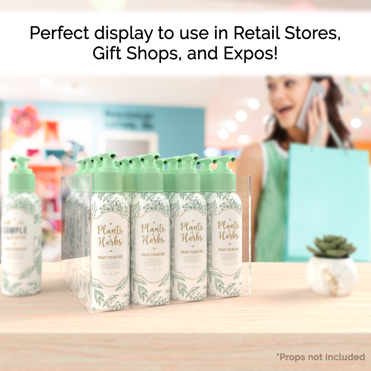 12" x 12" x 9" Acrylic Retail Display Box