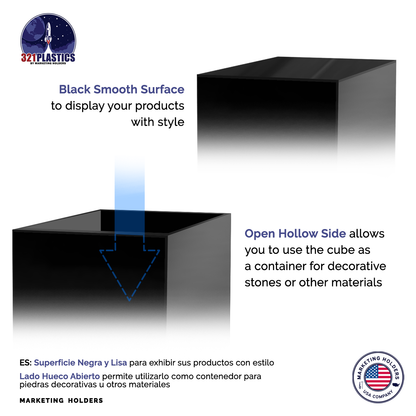 12" Square Acrylic Retail Display Box
