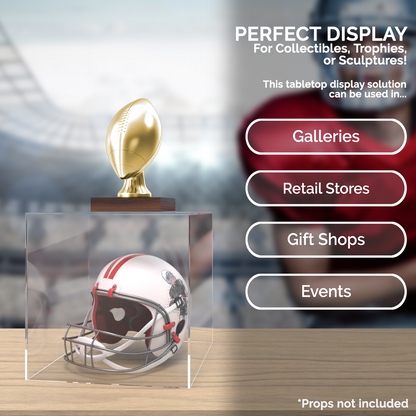 18" Square Clear Acrylic Retail Display Box