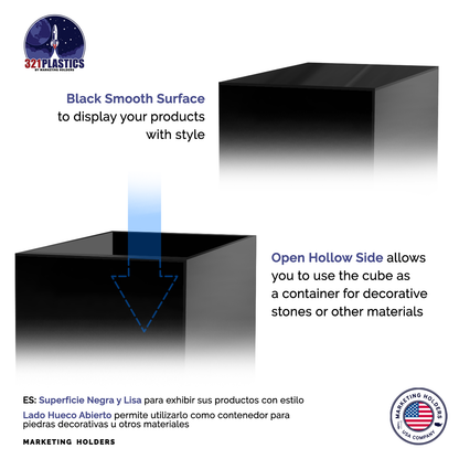 4" Square Acrylic Retail Display Box