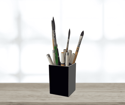 4" x 4" x 6" Rectangular Black Acrylic Retail Display Box