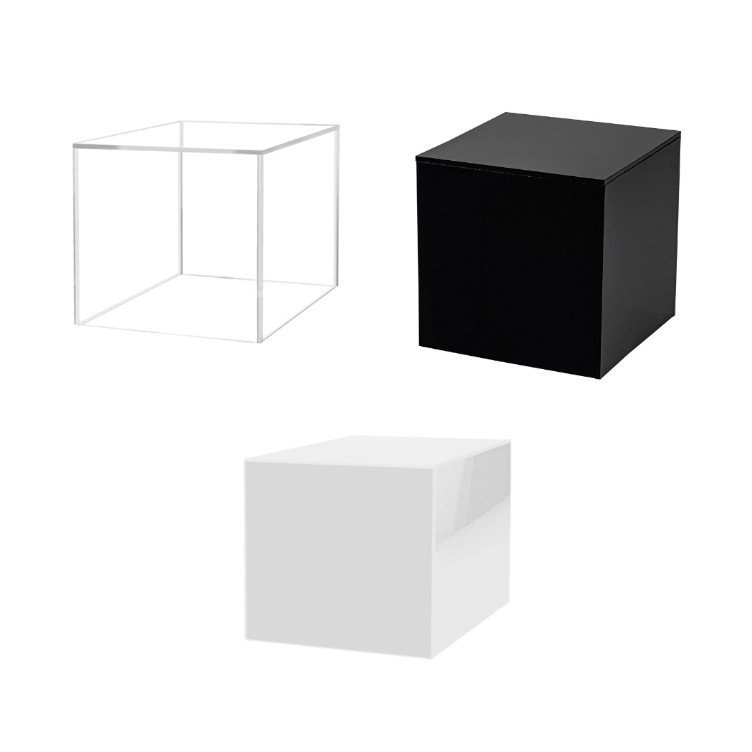 5" Square Acrylic Retail Display Box