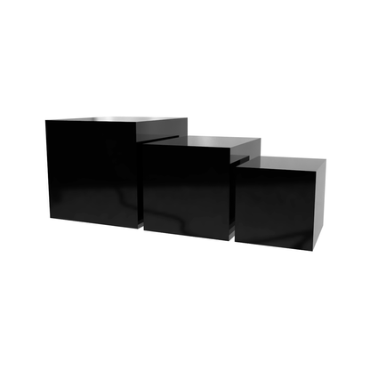 Retail Display Boxes 3 Piece Product Pedestals or Bins