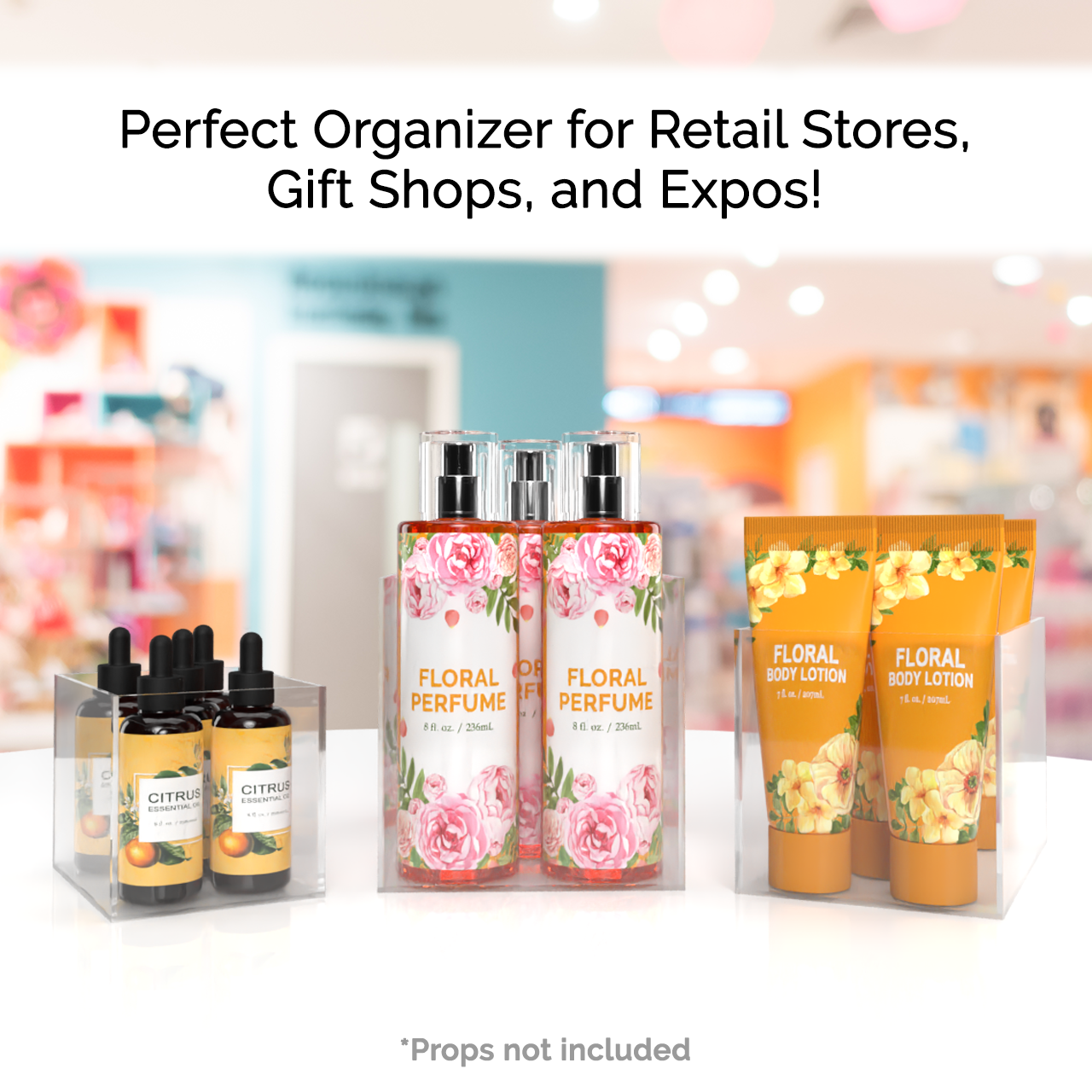 Retail Display Boxes 3 Piece Product Pedestals or Bins