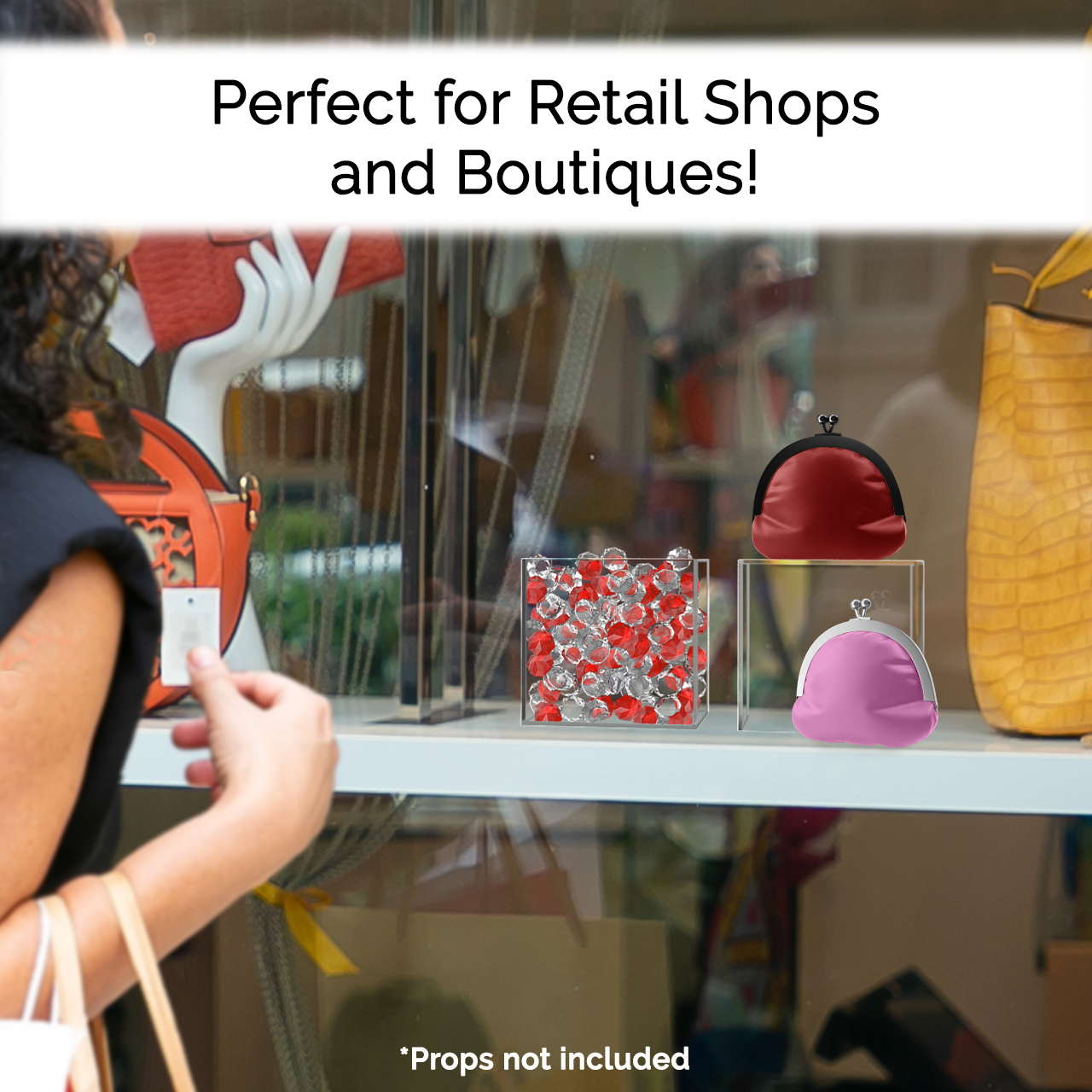 5" Square Acrylic Retail Display Box