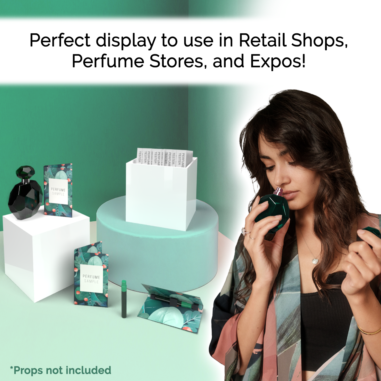 7" Square Acrylic Retail Display Box