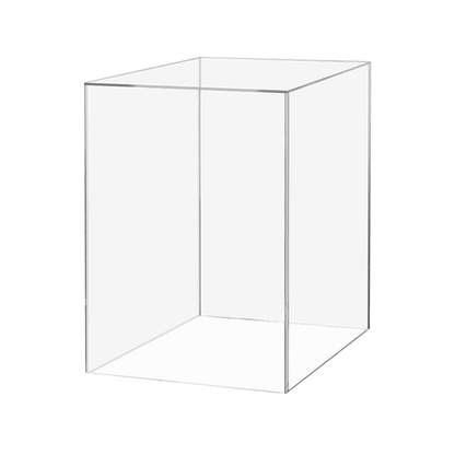 8" x 8" x 12" Rectangular Clear Acrylic Retail Display Box