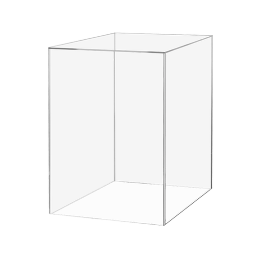 8" x 8" x 12" Rectangular Clear Acrylic Retail Display Box