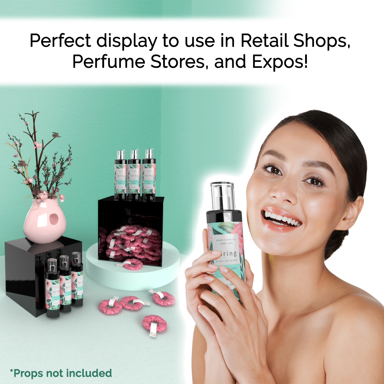 9" Square Acrylic Retail Display Box