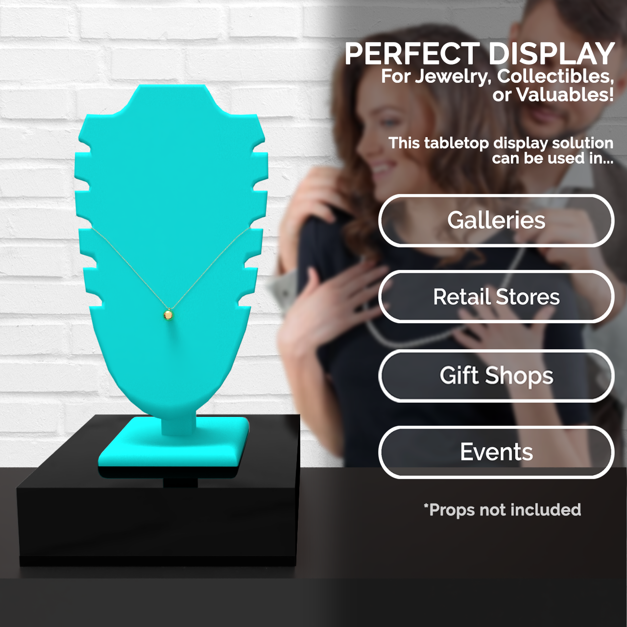 6.75" x 6.75" x 2" Acrylic Retail Display Box