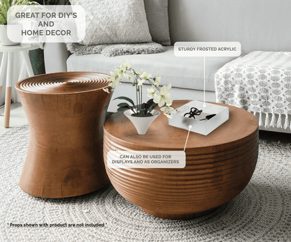 6.75" x 6.75" x 2" Acrylic Retail Display Box