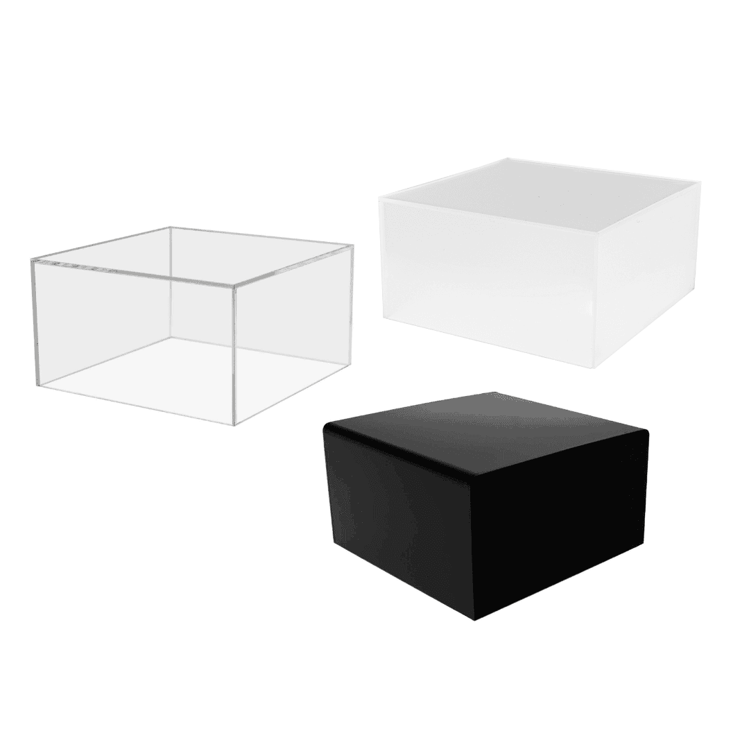 7" x 4" Square Acrylic Display Box