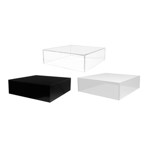 6.75" x 6.75" x 2" Clear Acrylic Display Riser | Retail Showcase Base