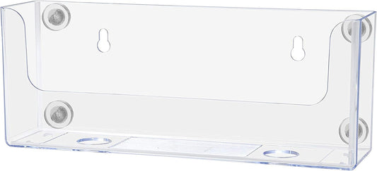 8.5"W Magnetic Horizontal Bifold Holder Metal Mount Display