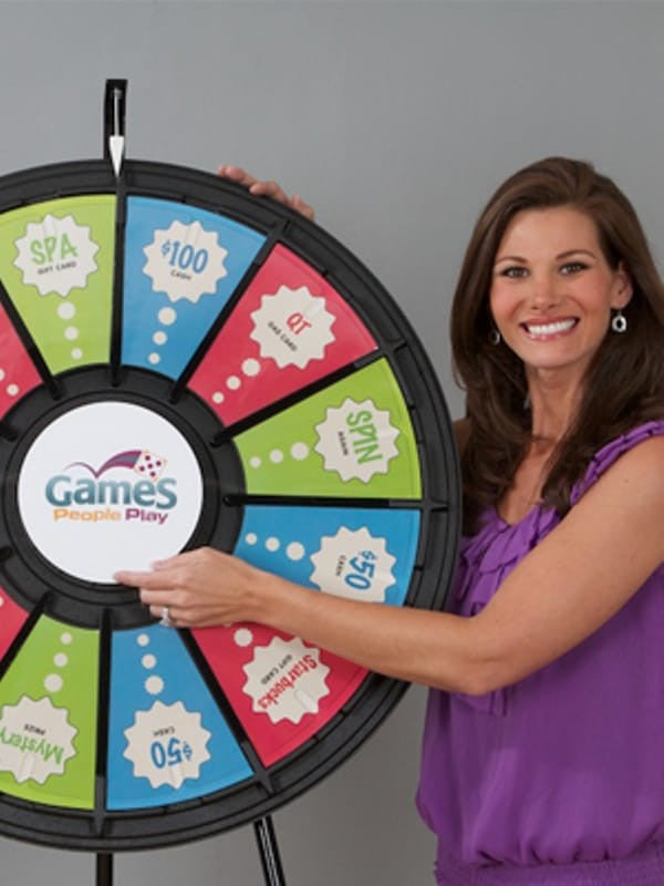 Prize Wheel Donation Stands