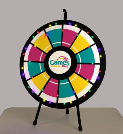 12 Slot 31" Classic Prize Wheel with Lights Tabletop