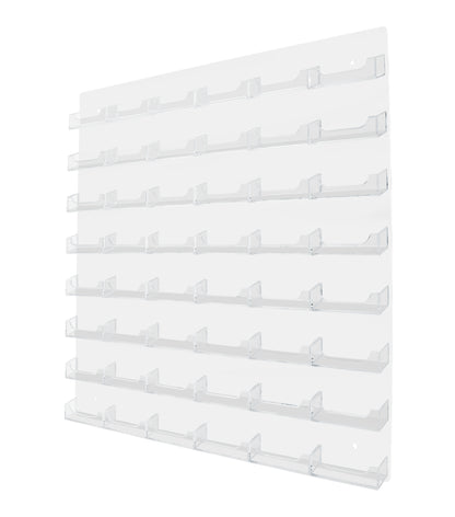 48 Pocket Wall Mount Business Card Holder Lightweight Rack