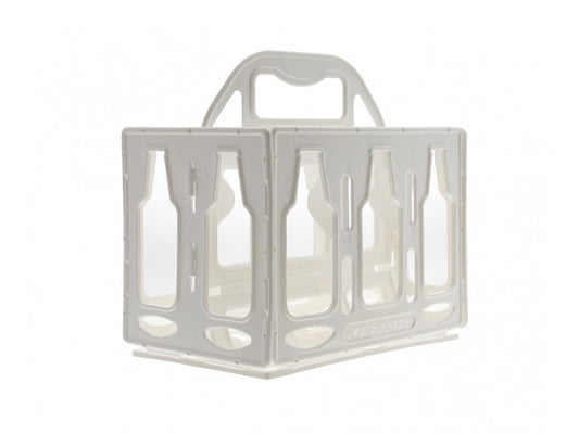 6 Pack Plastic Condiment and Bottle Storage with Handle