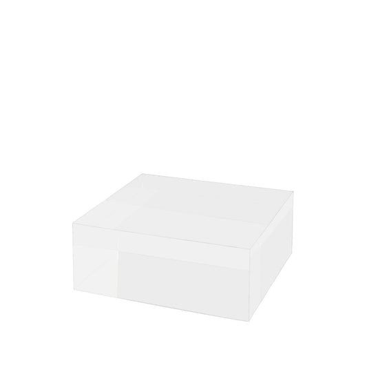 4" x 1.5" x 4" Solid Acrylic Display Cube Retail Store Riser