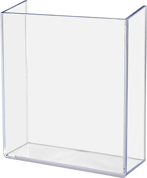Trifold Pocket 4"W Add On Attachment Clear Acrylic