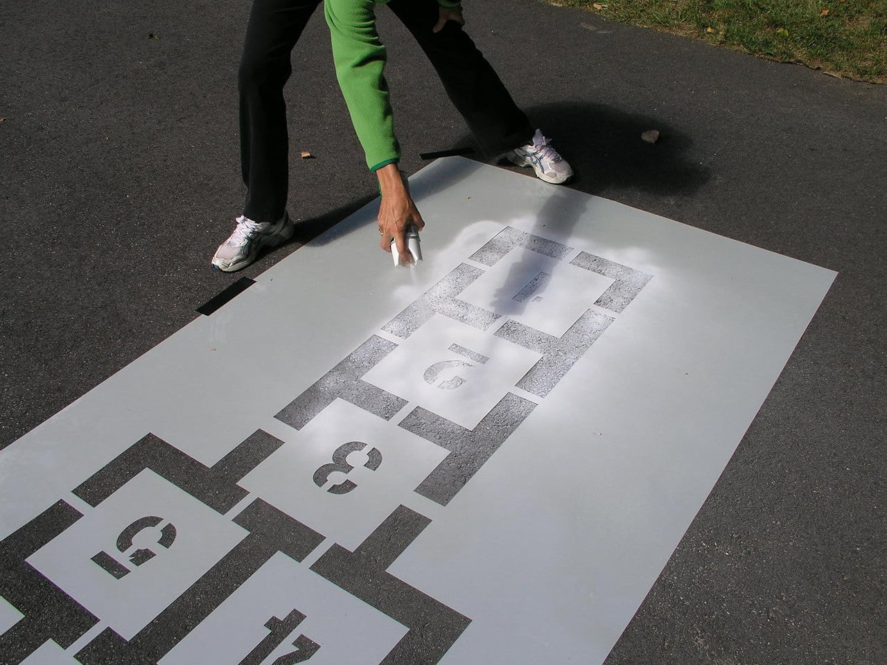 Hopscotch Playground Painting Stencil DIY Kit