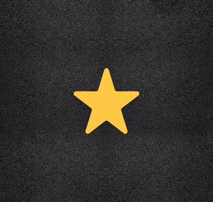 Star Stencil 24" Paintable Template for Indoor Outdoor Use