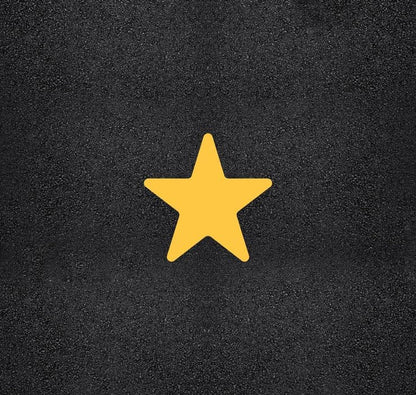 Star Stencil 24" Paintable Template for Indoor Outdoor Use