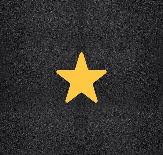 Star Stencil 24" Paintable Template for Indoor Outdoor Use