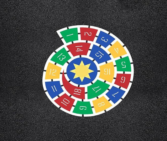 Hopscotch Stencil for Playgrounds and Parks