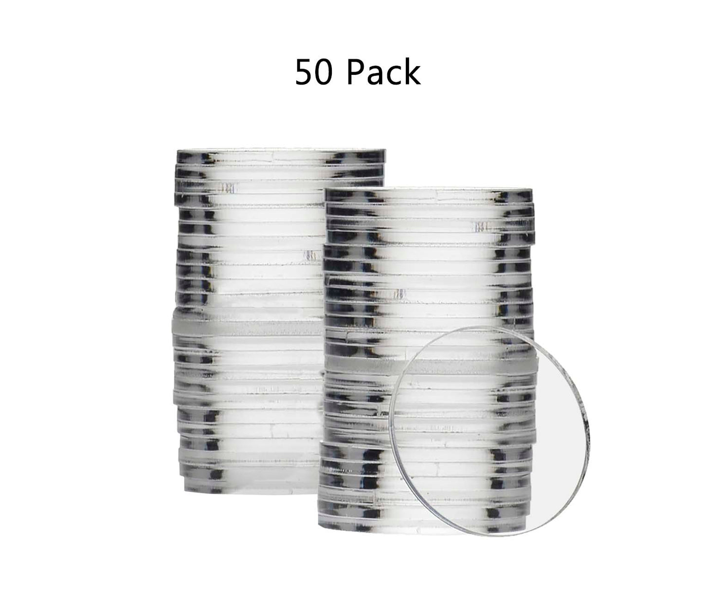 Blank Discs 1.5" Clear Acrylic Circle Craft Supplies .220" Thick