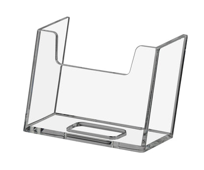 2.25"W x 1.5"H x 1"D Vertical Business Card Attachment Plastic