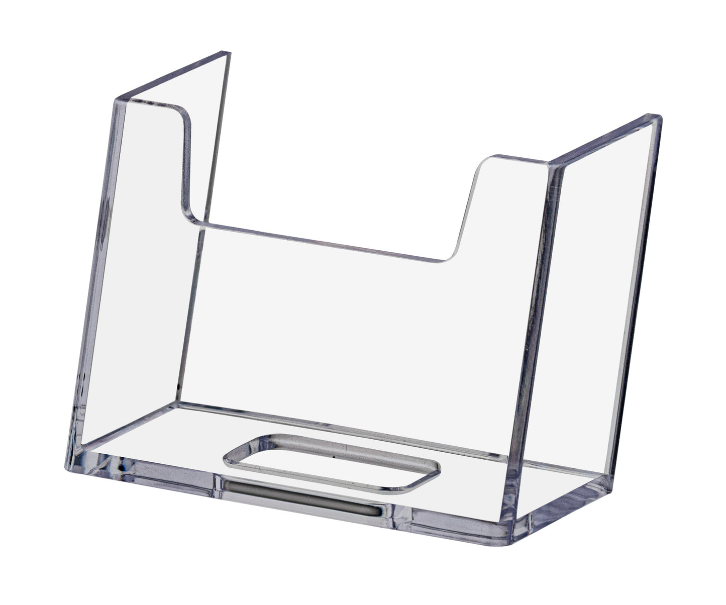 2.25"W x 1.5"H x 1"D Vertical Business Card Attachment Plastic