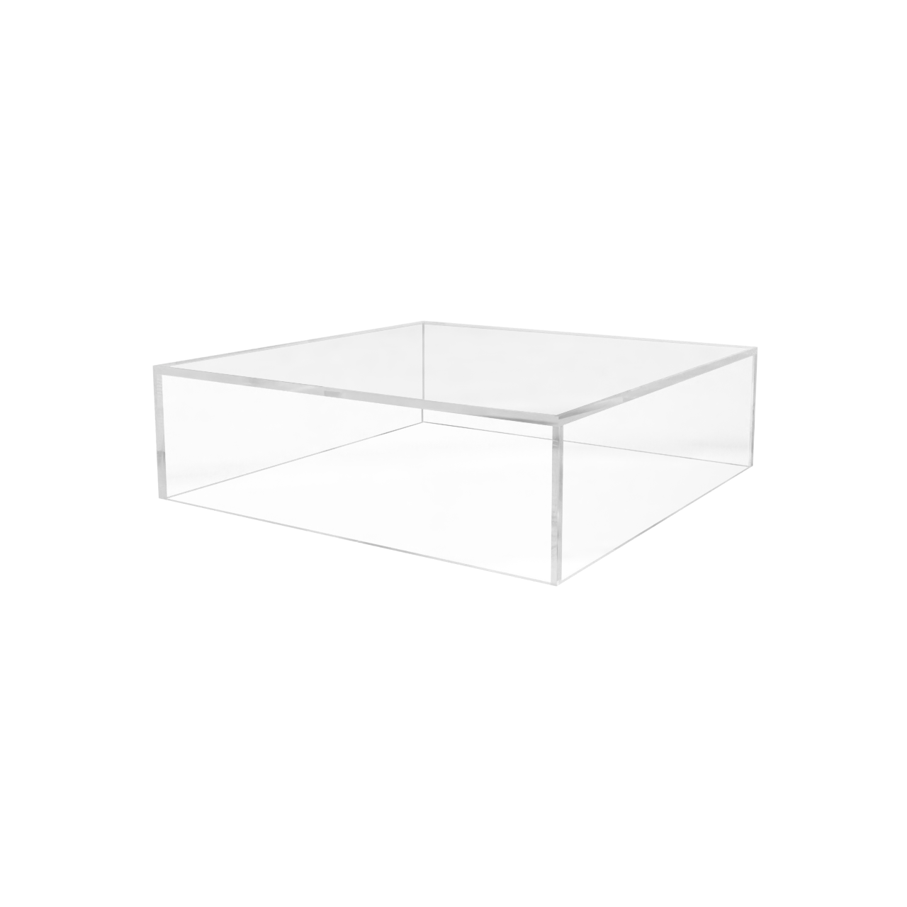 6.75" x 6.75" x 2" Acrylic Retail Display Box