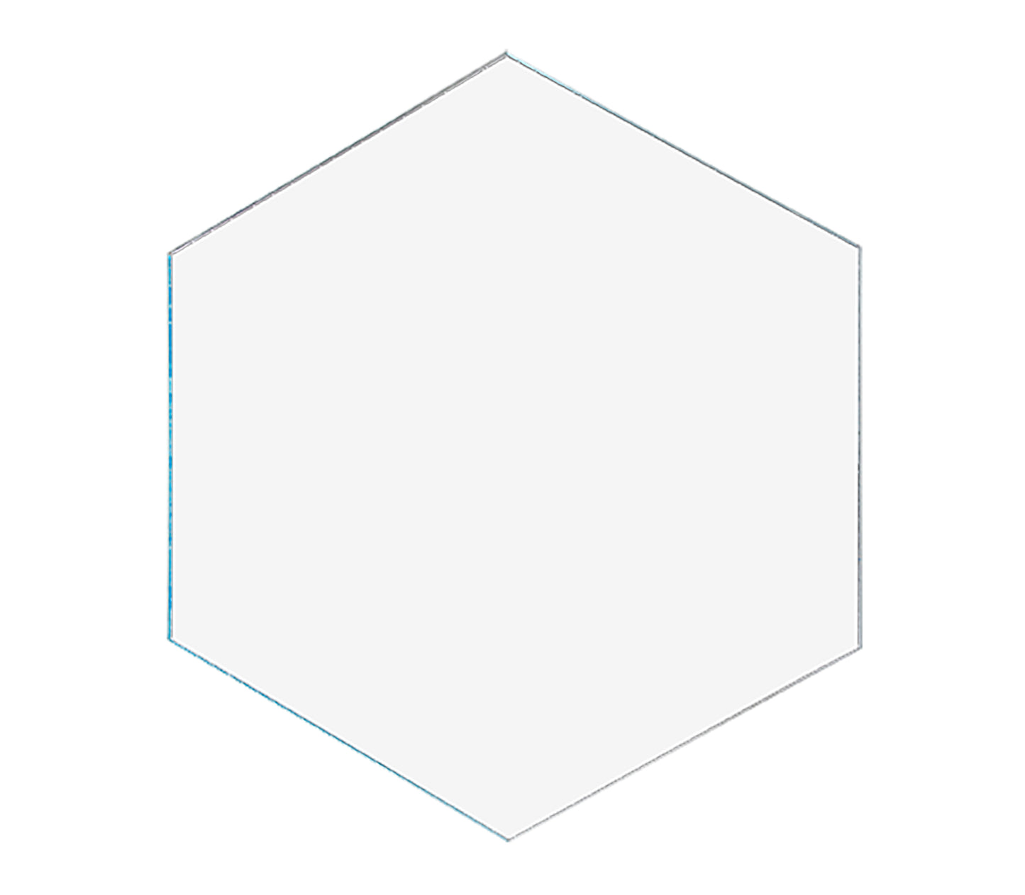 Hexagon Acrylic Tiles Clear DIY Craft Projects Painting