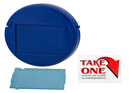 Card Caddie Stick On Vehicle and Outdoor Business Card Holder